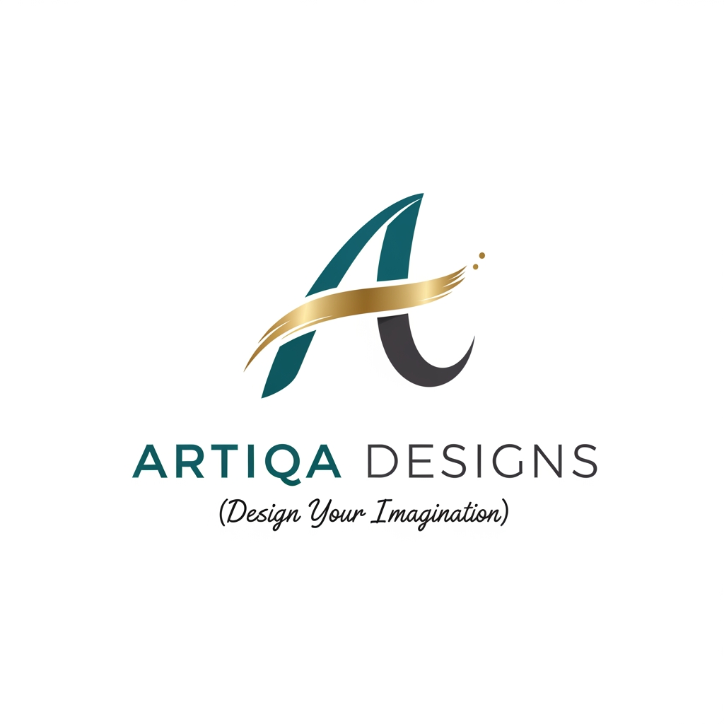 AI Design for logo for Artiqa Designs (Design Your Imagination)