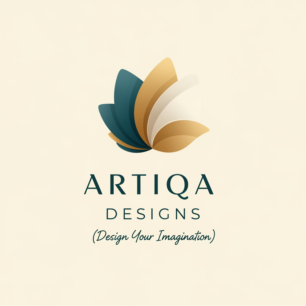 AI Design for logo for Artiqa Designs (Design Your Imagination)
