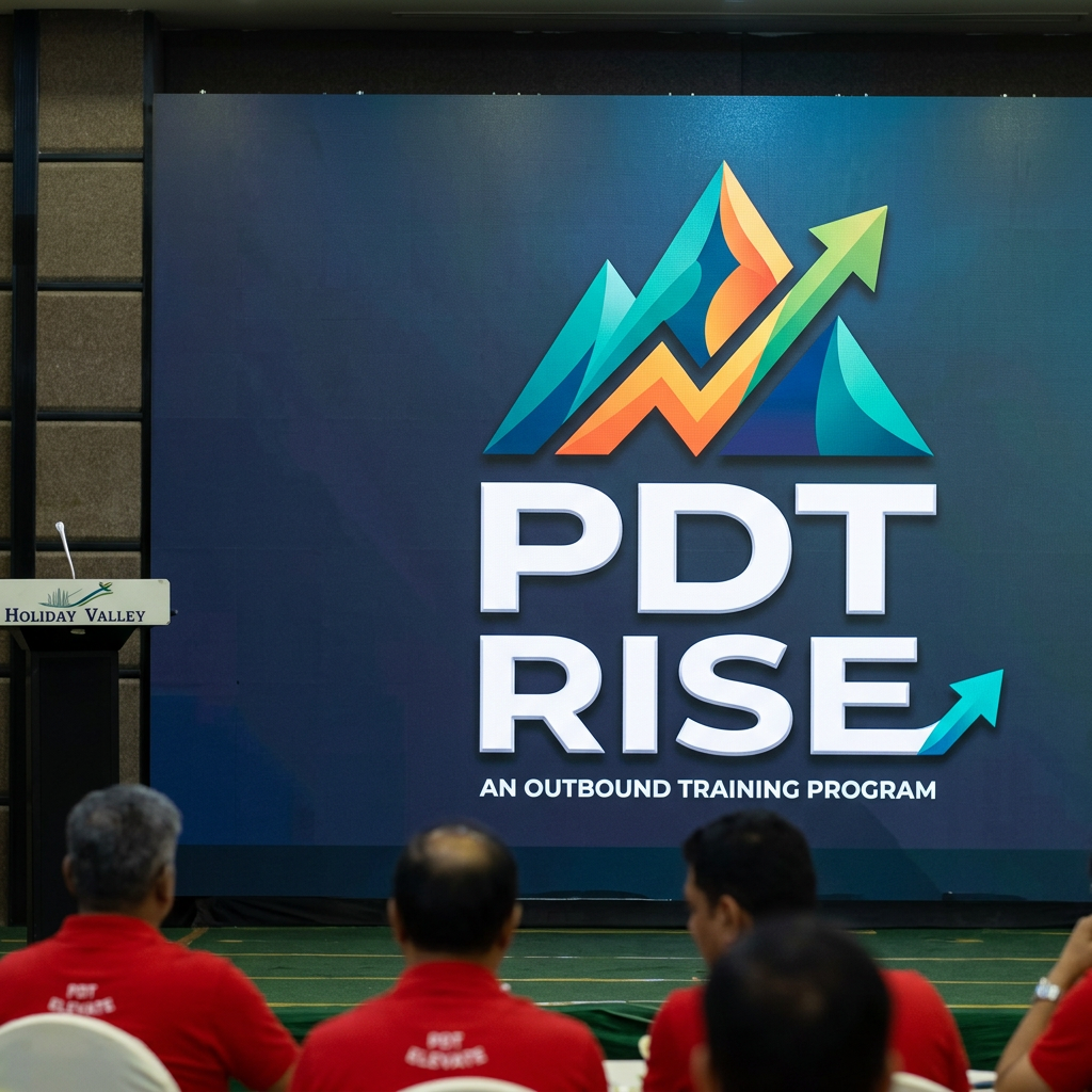 AI Design for PDT RISE - Its an out bound training program , only the logo, attached the reference image of the logo design in the image similar color tone and font