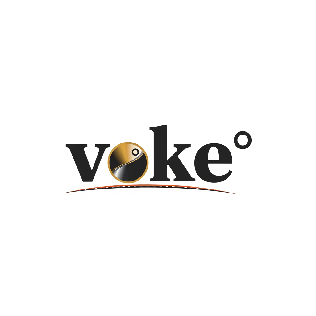 AI Design for create me logo for the name " voke° " act like a senior level graphic designer or logo designer its a clothing brand so add components fonts anything u like but make it insanse