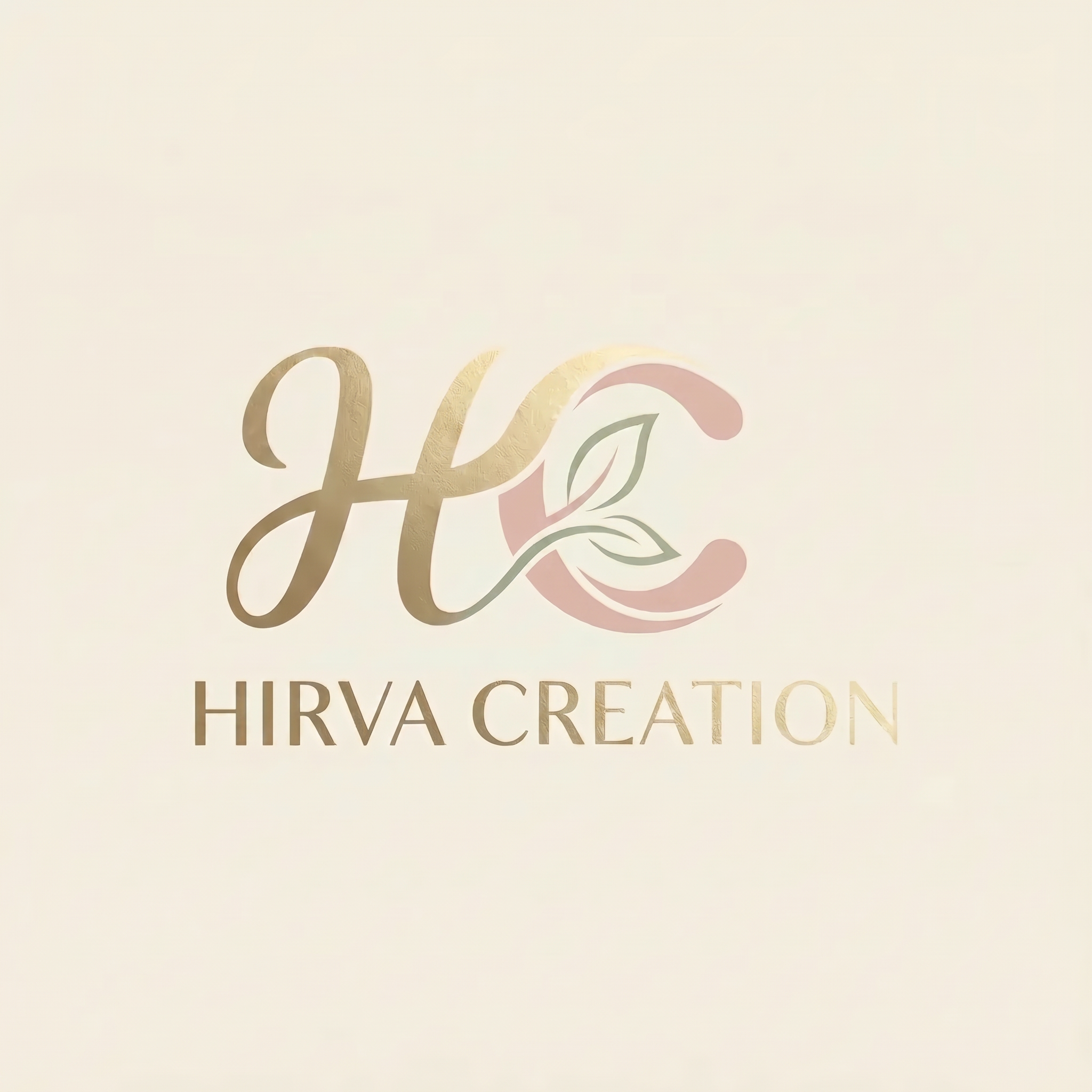 AI Design for The word "creation" has shadows currentlly need to remove shadow keep it as "Hirva" word has color stricly no shadow in "creation" ?