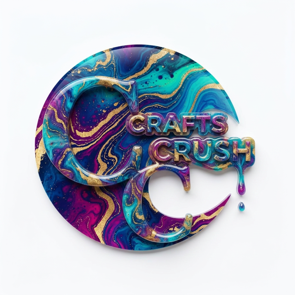 AI Design for create backgound plain and names as colorful resin