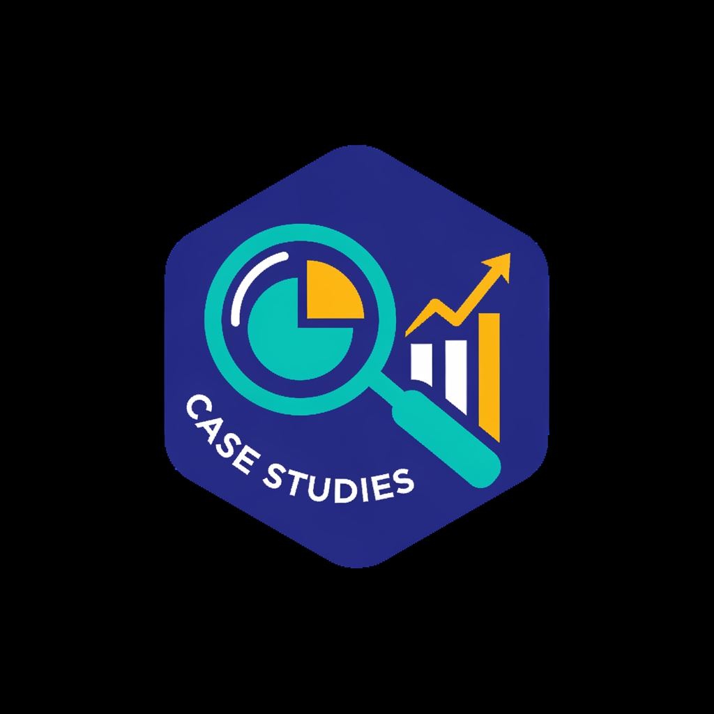 AI Design for i m doing CASE STUDIES ON DIFFERENT COMPANIES ON INSTA I WANT A LOGO FOR MY PROFILE SOMETHING UNIQUE