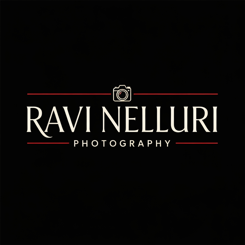 AI Design for Create an ultra rare, iconic luxury logo for "RAVI NELLURI PHOTOGRAPHY" inspired by a $50,000 international creative brand.
Create a symbol that feels like a visual signature of a legendary photographer — a fusion of light beam, human vision, lens reflection and timeless storytelling into one abstract masterpiece.
Do NOT use a normal camera icon. Invent a completely new luxury emblem that can become recognizable worldwide.
Typography: custom luxury lettering, exclusive handcrafted font, elegant sharp details, premium editorial fashion style. Make "RAVI NELLURI" look like a famous artist name.
Design language: Ferrari-level branding, luxury watch identity, Hollywood photography studio, minimal but powerful.
Black matte background, ivory white lettering, one premium red accent line like a signature mark.
The final logo should feel expensive, rare, timeless, confident and unforgettable. Clean vector, perfect spacing, professional brand system.
Negative prompt:
ordinary photography logo, camera outline, lens icon, generic monogram, cheap font, template logo, over decoration