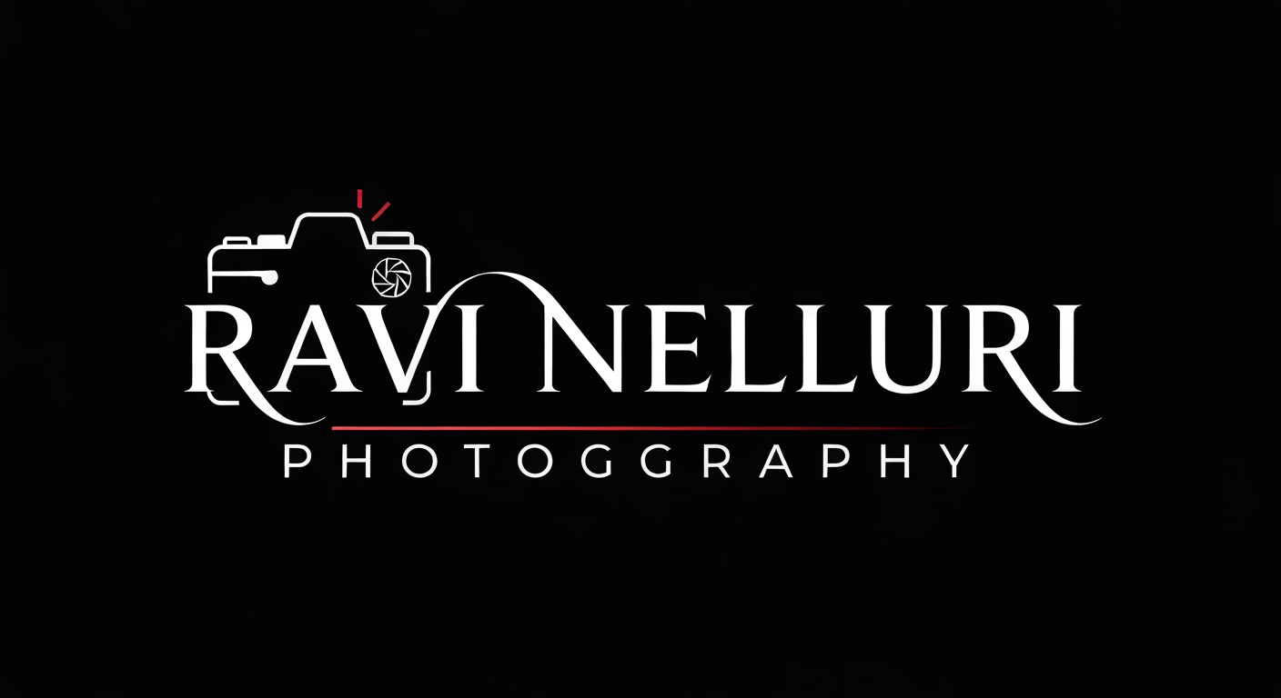 AI Design for Design an ultra-exclusive luxury brand identity logo for "RAVI NELLURI PHOTOGRAPHY" — a premium photography house with a $50,000+ brand value.
Create a signature visual language, not a normal photography logo. The logo should feel like a combination of a luxury fashion house, cinematic studio and fine art gallery.
Build a unique iconic symbol inspired by the eye of a visionary photographer, light, lens, and storytelling — transformed into an abstract luxury mark. Avoid obvious camera icons.
Typography must be custom-made: elegant, powerful, timeless, with a handcrafted luxury feel. The words RAVI NELLURI should be the hero, and PHOTOGRAPHY should be minimal and premium.
Black obsidian background, matte white typography, subtle metallic red accent, cinematic contrast, high-end editorial branding.
Style reference: luxury fashion branding, Hollywood creative studio, award-winning international photographer identity, minimal but unforgettable.
Perfect geometry, balanced negative space, premium vector logo, suitable for watermark, studio sign, website, and global photography brand.
Make it look like a logo that belongs to a world-famous photographer, not a beginner designer.
Negative:
generic camera, shutter icon, cheap fonts, stock logo, over-designed, cartoon, 3D mockup, ordinary photography logo
