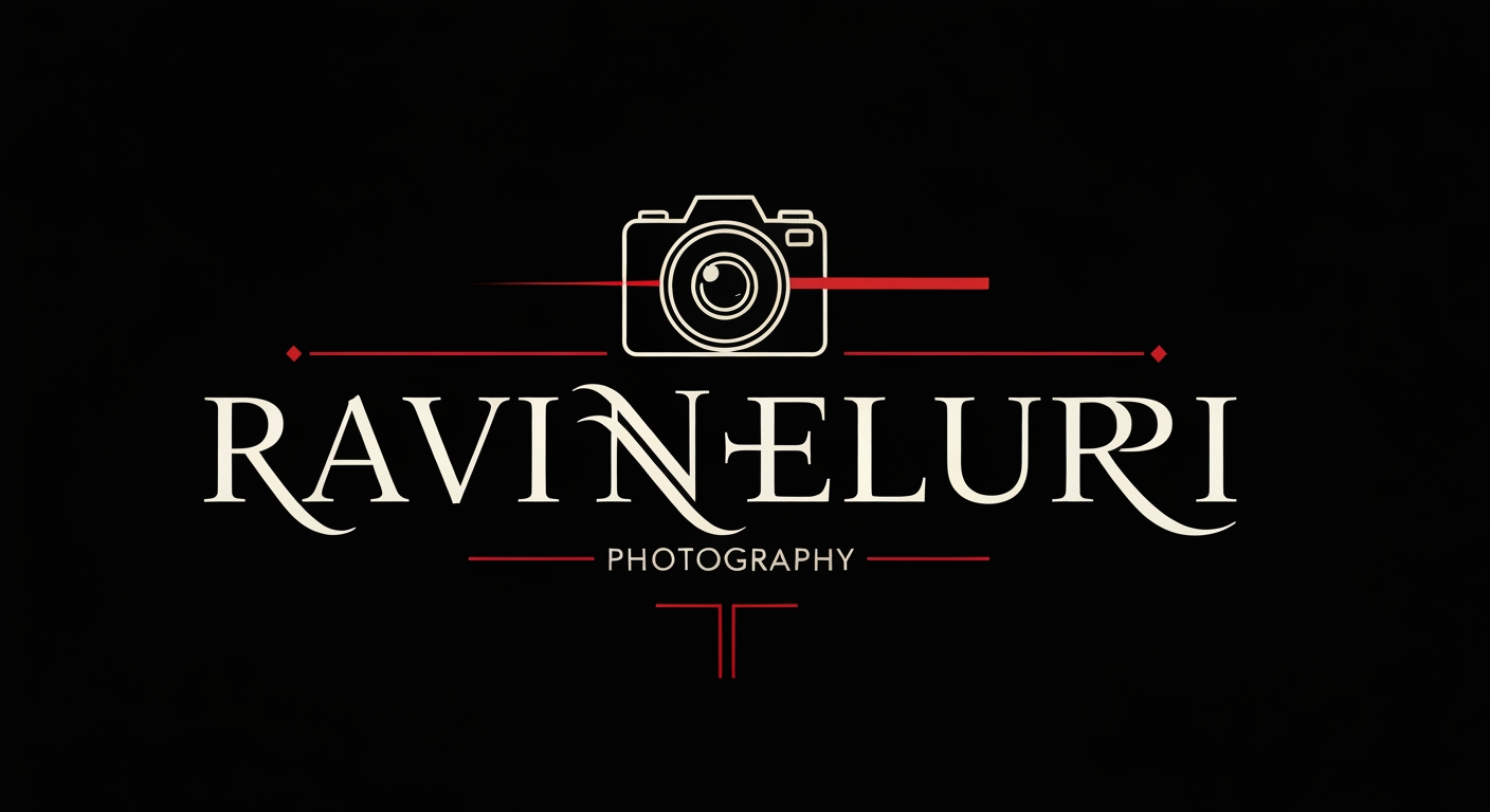 AI Design for Create an ultra rare, iconic luxury logo for "RAVI NELLURI PHOTOGRAPHY" inspired by a $50,000 international creative brand.
Create a symbol that feels like a visual signature of a legendary photographer — a fusion of light beam, human vision, lens reflection and timeless storytelling into one abstract masterpiece.
Do NOT use a normal camera icon. Invent a completely new luxury emblem that can become recognizable worldwide.
Typography: custom luxury lettering, exclusive handcrafted font, elegant sharp details, premium editorial fashion style. Make "RAVI NELLURI" look like a famous artist name.
Design language: Ferrari-level branding, luxury watch identity, Hollywood photography studio, minimal but powerful.
Black matte background, ivory white lettering, one premium red accent line like a signature mark.
The final logo should feel expensive, rare, timeless, confident and unforgettable. Clean vector, perfect spacing, professional brand system.
Negative prompt:
ordinary photography logo, camera outline, lens icon, generic monogram, cheap font, template logo, over decoration