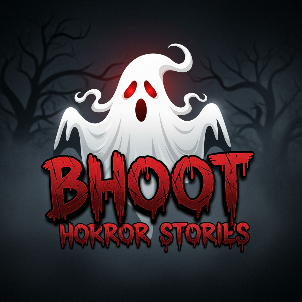 AI Design for make a 2d aamination with a  bhoot  horror story logo for youtube
