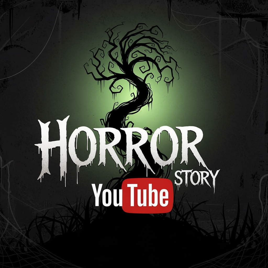 AI Design for make a 2d aamination horror story logo for youtube
