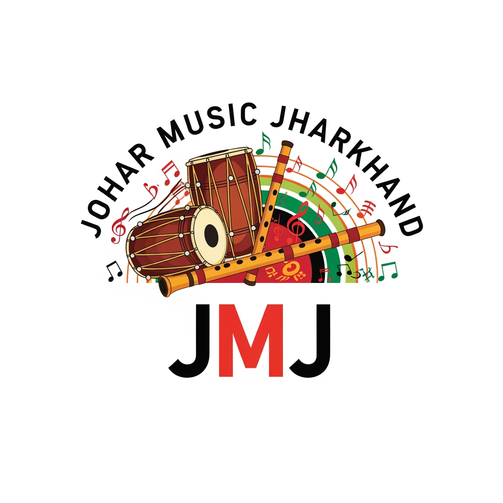 AI Design for JOHAR MUSIC JHARKHAND JMJ KA LOGO