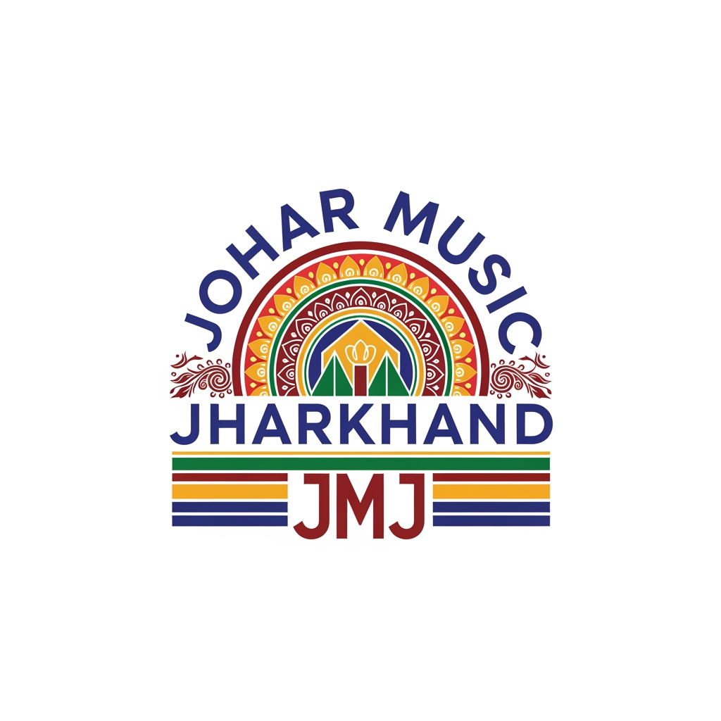 AI Design for JOHAR MUSIC JHARKHAND JMJ KA LOGO