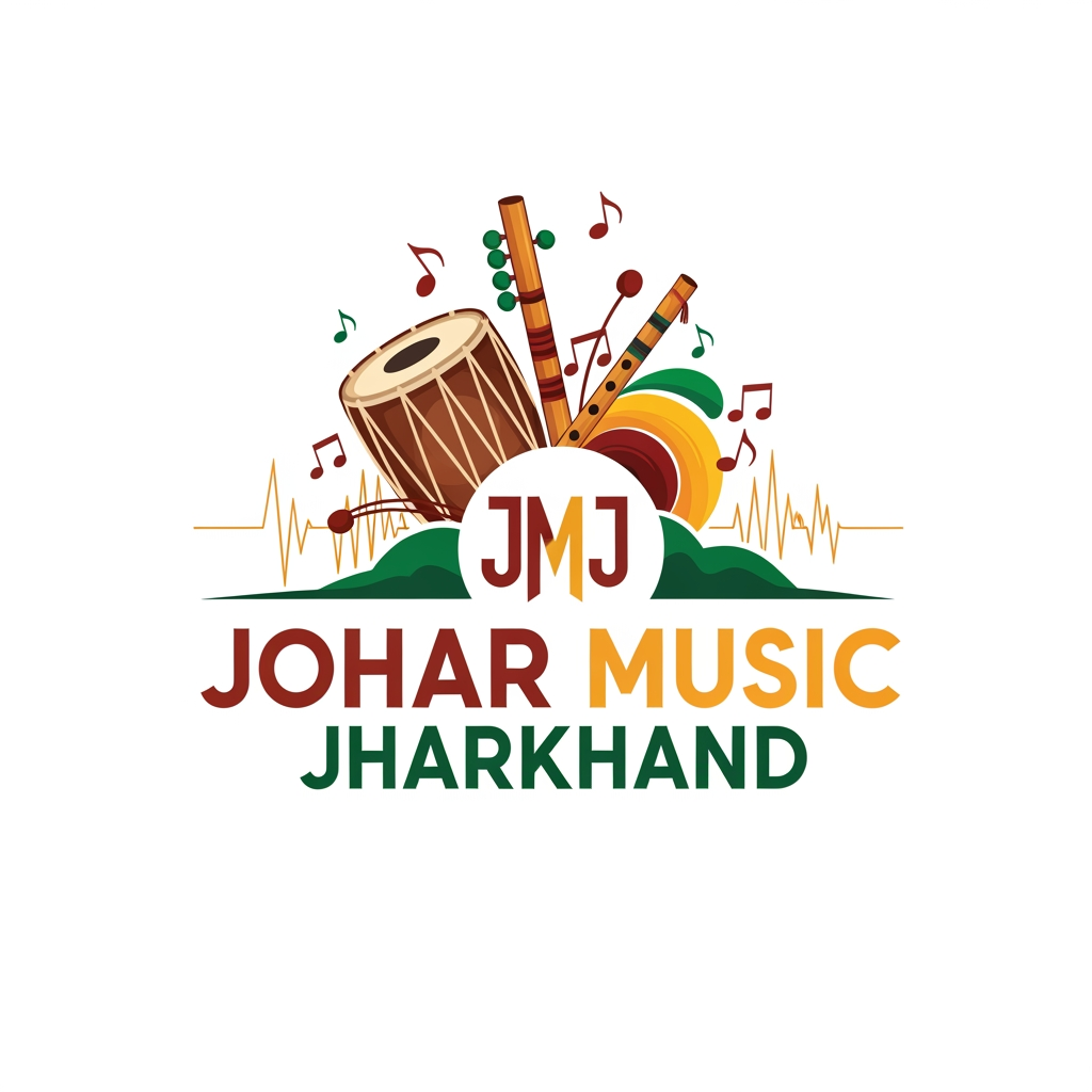 AI Design for JOHAR MUSIC JHARKHAND JMJ KA LOGO