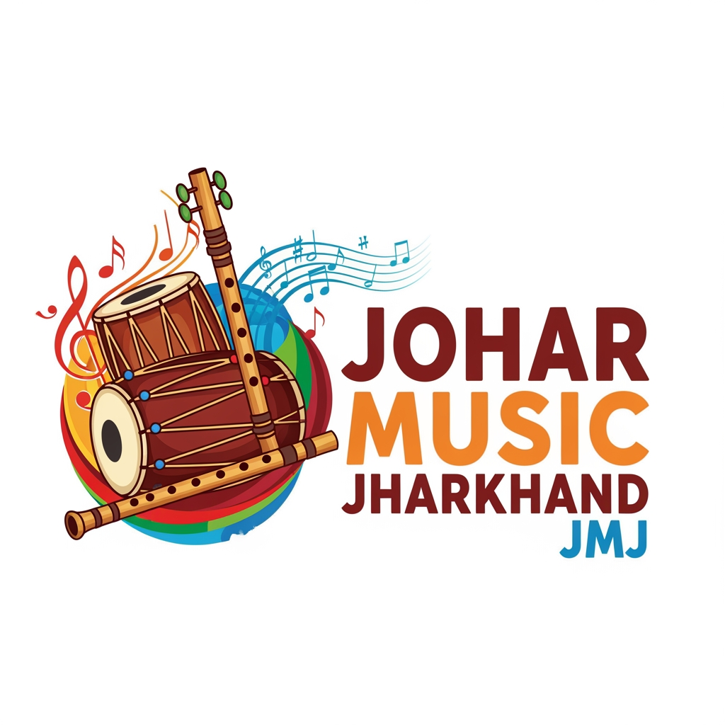 AI Design for JOHAR MUSIC JHARKHAND JMJ KA LOGO