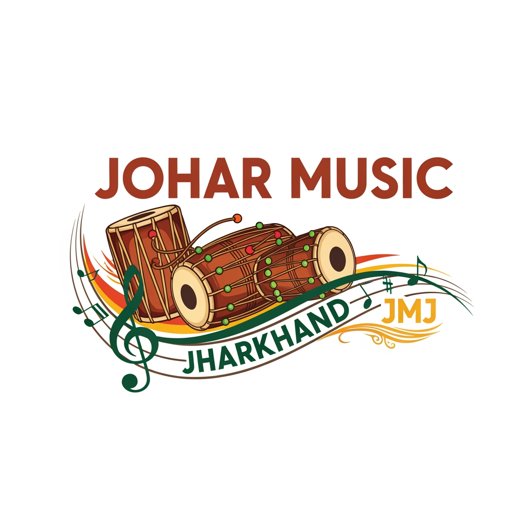 AI Design for JOHAR MUSIC JHARKHAND JMJ KA LOGO