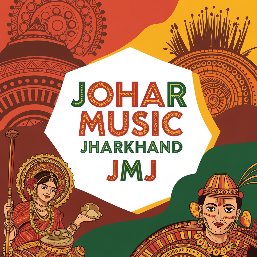 AI Design for JOHAR MUSIC JHARKHAND JMJ KA LOGO