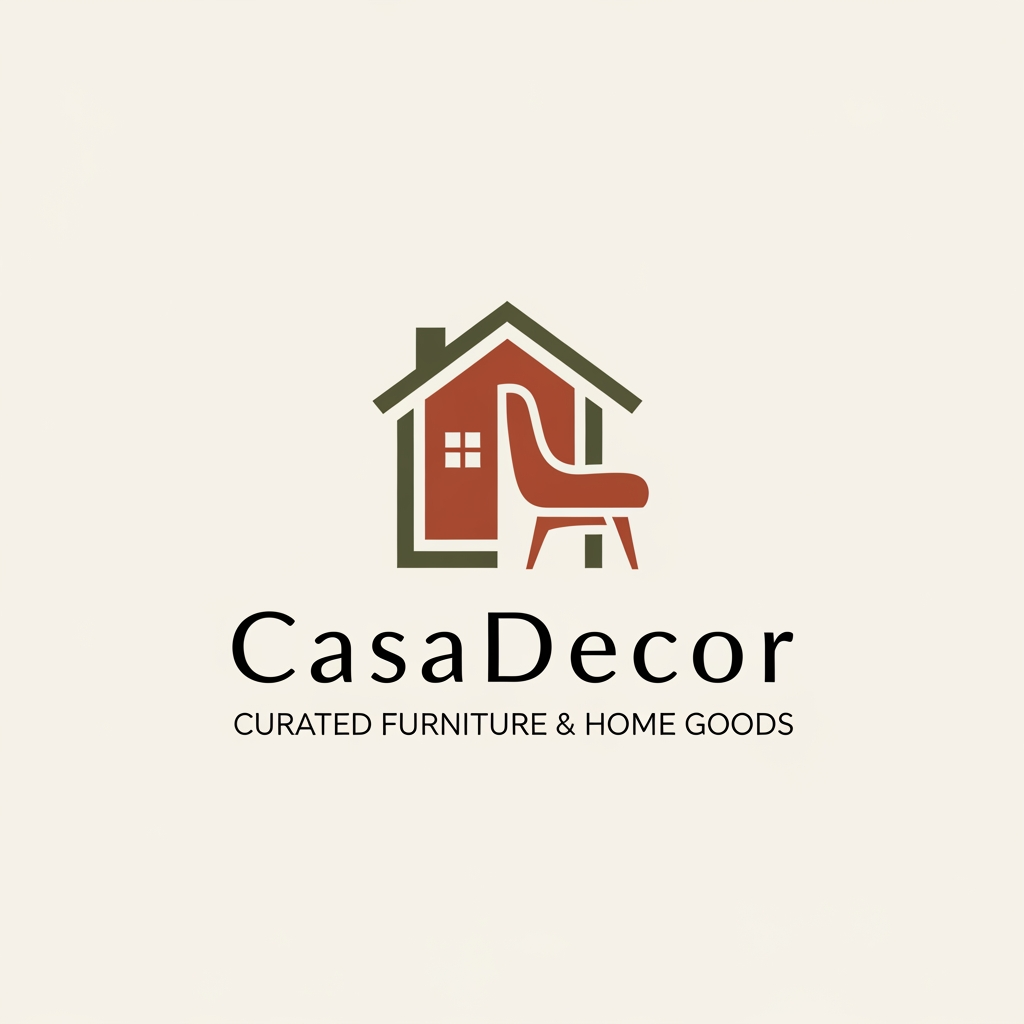 AI Design for give a logo for e-commerce page of furniture
