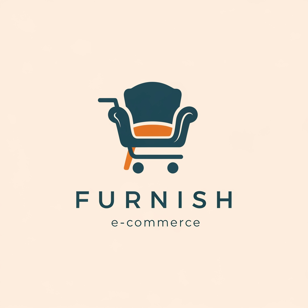 AI Design for give a logo for e-commerce page of furniture