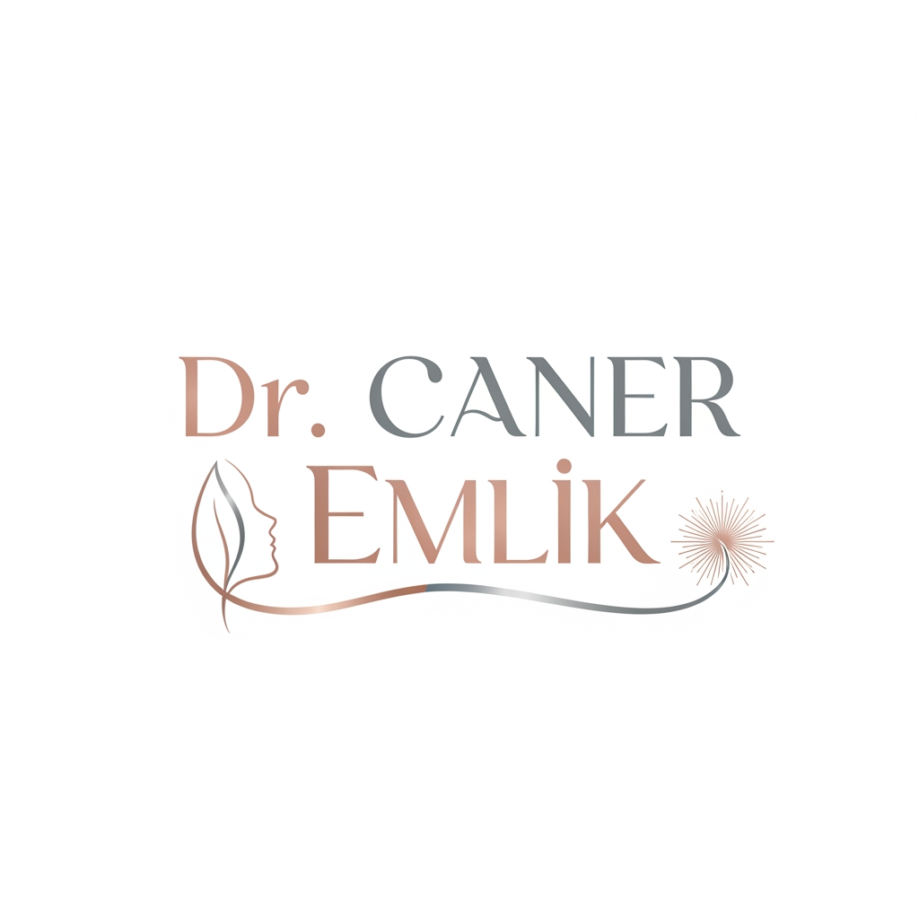 AI Design for I need a logo designed for a cosmetic and beauty clinic. The clinic's name is Dr. Caner Emlik, so I want a logo that includes his name, and perhaps even the doctor's name as well.