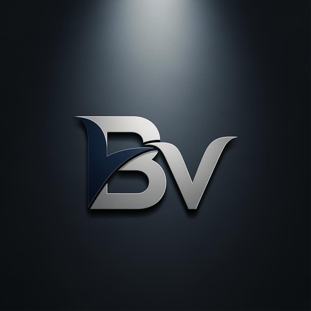 AI Design for in need BV letter using Logo