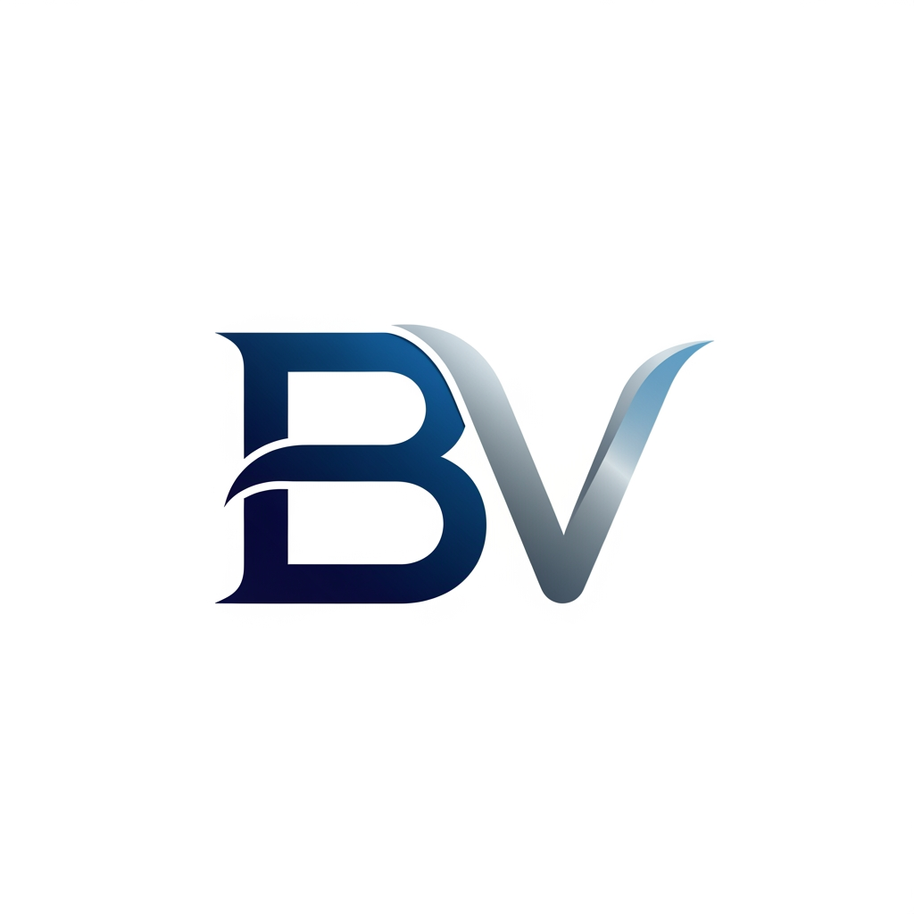 AI Design for in need BV letter using Logo