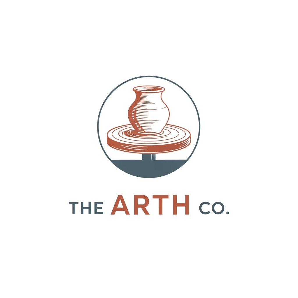 AI Design for I want to create a logo for my pottery studio - the Arth Co.