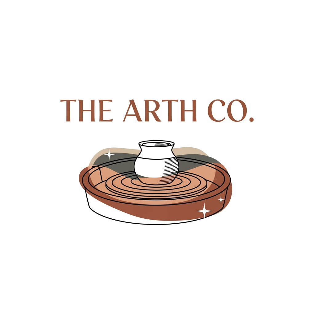 AI Design for I want to create a logo for my pottery studio - the Arth Co.