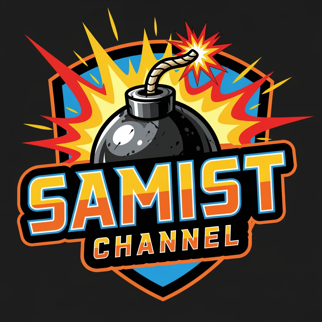 AI Design for create a logo for  samist chanel this chanel is like mr beast