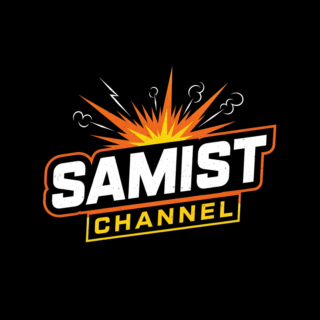 AI Design for create a logo for  samist chanel this chanel is like mr beast