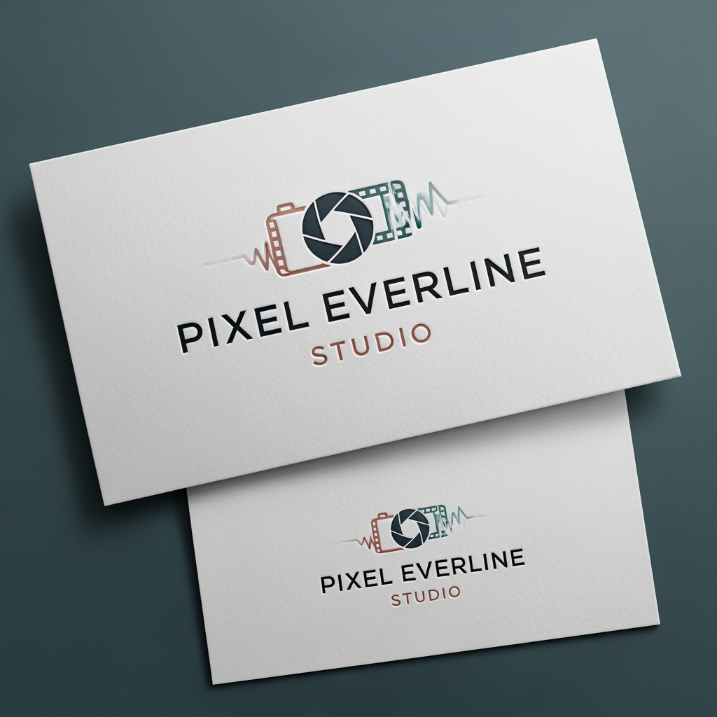 AI Design for my company name Pixel Everline Studio . i Do wedding cinematography , all types os events shoot.