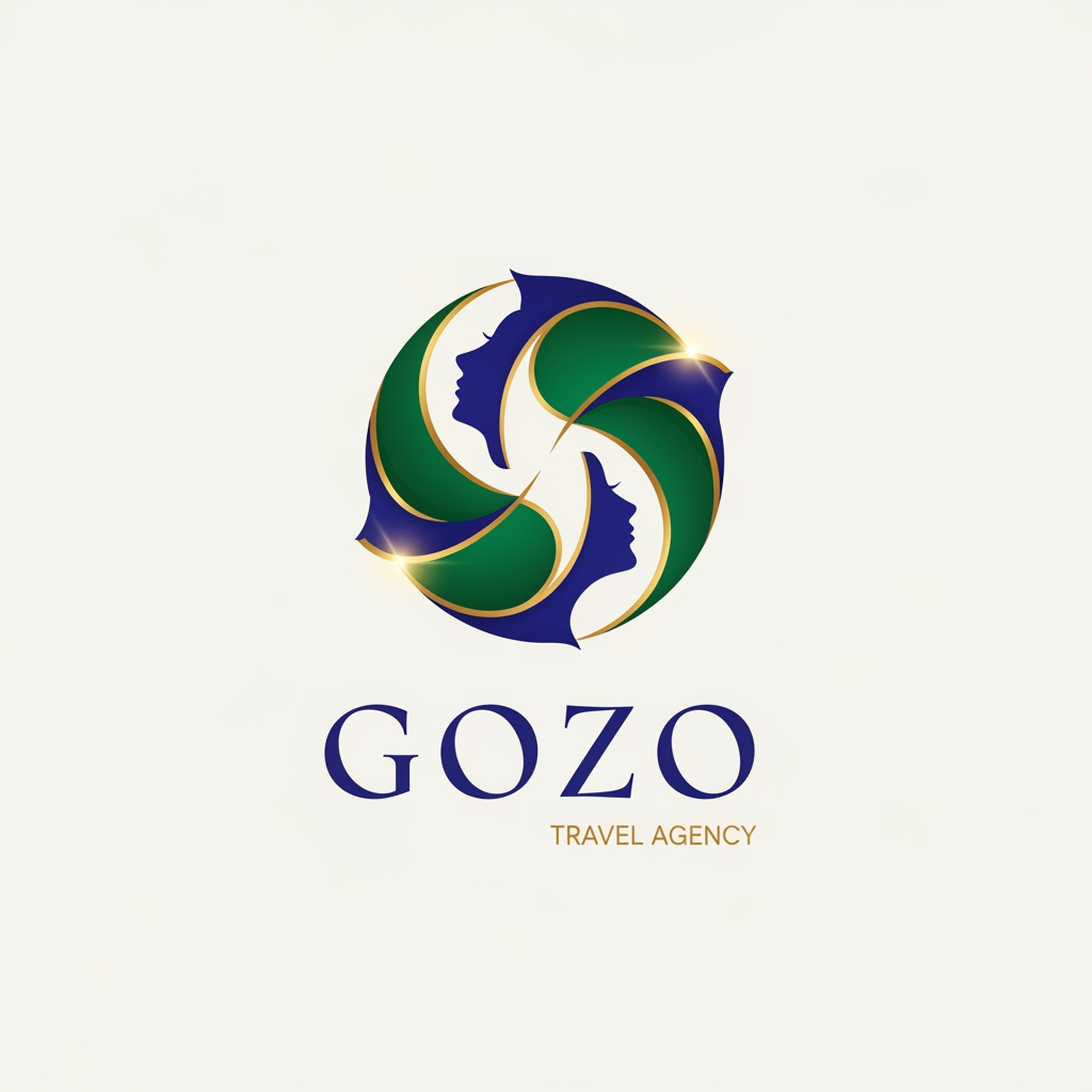 AI Design for need to create a premium logo for GOZO travel agency
which started by two woman based on the travel related
Premium and Elegant Logo
❖ Represents two passionate women entreprenuers
❖ Deliverables in PNG, SVG, AI and PDF
❖ Recommended Colors : Royal Blue, Emerald Green & Gold
see all the other travel agency logo for reference and create a best one for us and chk with the perfect one beacuse this is the 1st request the gave us so we have to give them the best