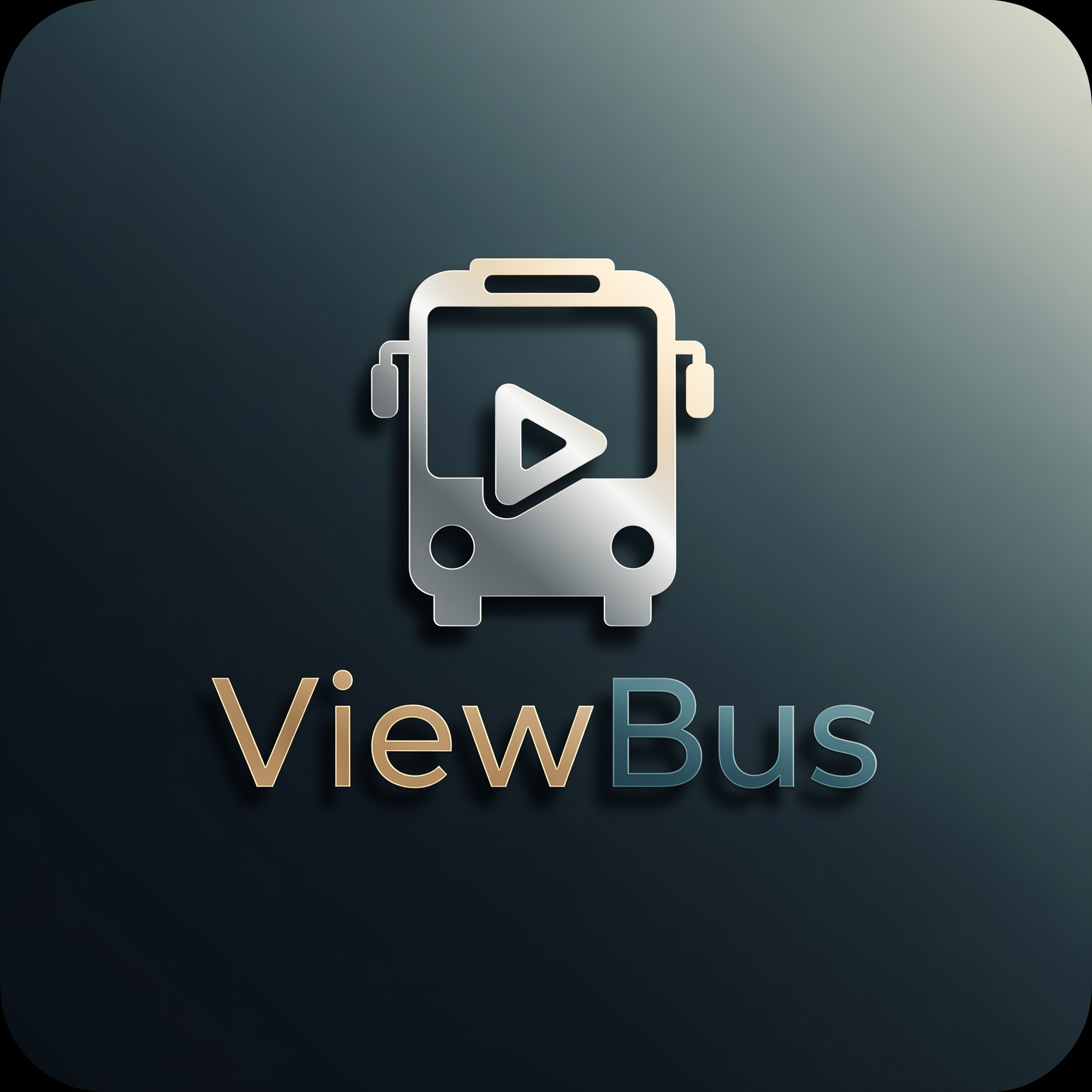 AI Design for ViewBus logo like premium apps