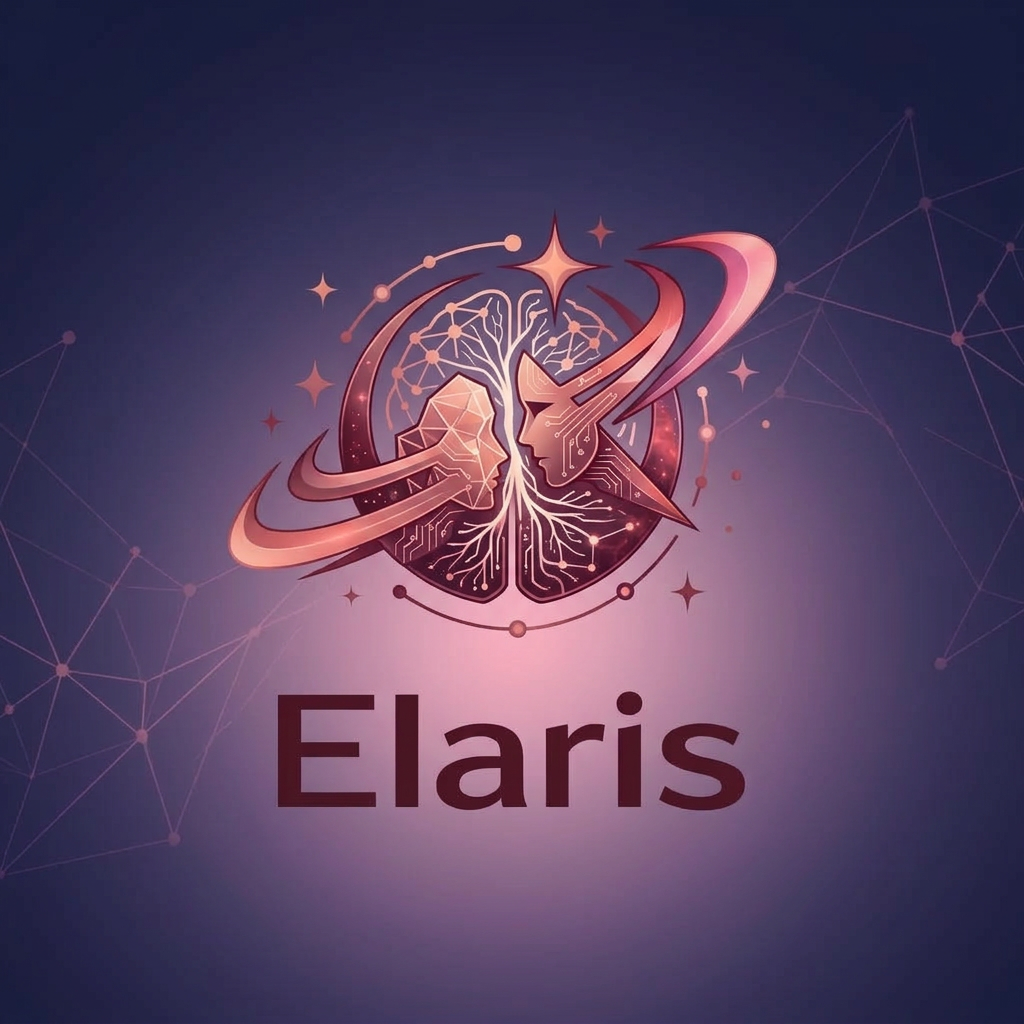 AI Design for Elaris hackathon team woh minds connetcings together to make a real world project "Elaris represents the idea of reaching beyond limits, just as stars illuminate the path forward. It symbolizes growth, innovation, and the pursuit of excellence." Broo so we have to design logo for that team. Something which will look good as a logo and will look innovate as well as aestheticn....somethings can be taken from reference pic jo phto h usme bsneeche jo innovation hub and hackthon team and all given h usse hta do bhaii aur yrr hum yeh human ki jagah kuch aur rkh skte h kya and bhaii background htana mean hackathon vibe hii rkhna ek baar jo neeche likha h hta do