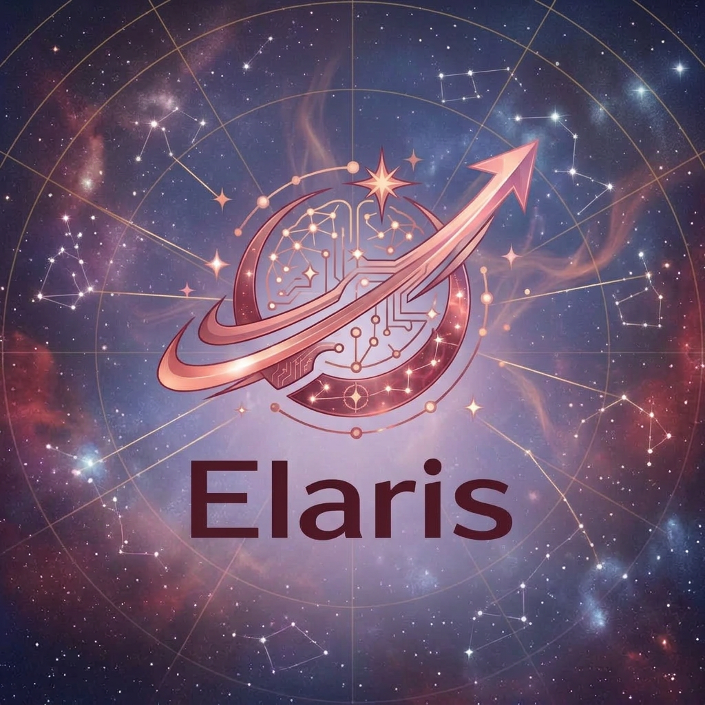 AI Design for Elaris hackathon team woh minds connetcings together to make a real world project "Elaris represents the idea of reaching beyond limits, just as stars illuminate the path forward. It symbolizes growth, innovation, and the pursuit of excellence." Broo so we have to design logo for that team. Something which will look good as a logo and will look innovate as well as aestheticn....somethings can be taken from reference pic jo phto h usme bsneeche jo innovation hub and hackthon team and all given h usse hta do bhaii aur yrr hum yeh human ki jagah kuch aur rkh skte h kya