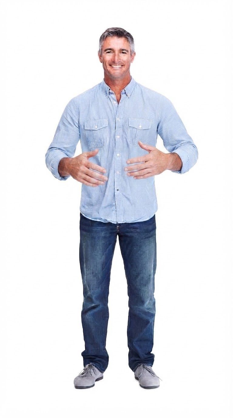 plase the hand perfectly