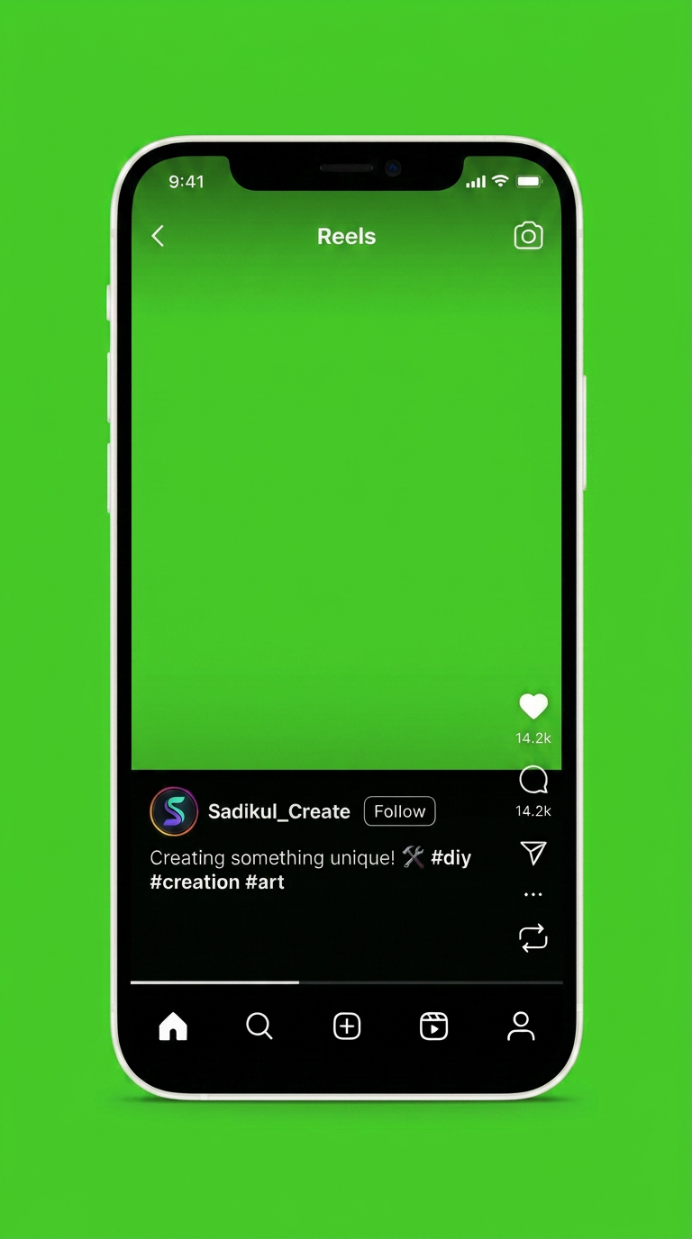 AI Design for remove the option looks owsame and their dp and make the video green screen