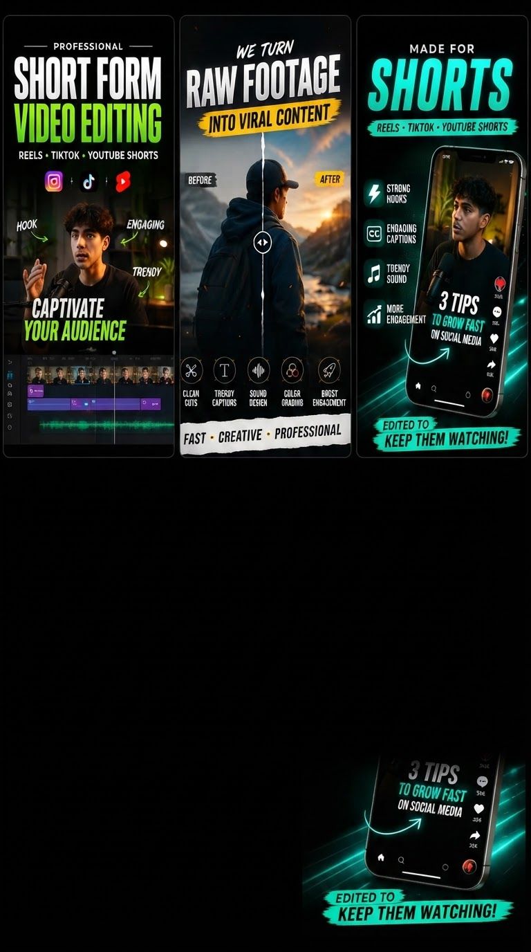 dont change any detail from the image just separate them to 3 different image