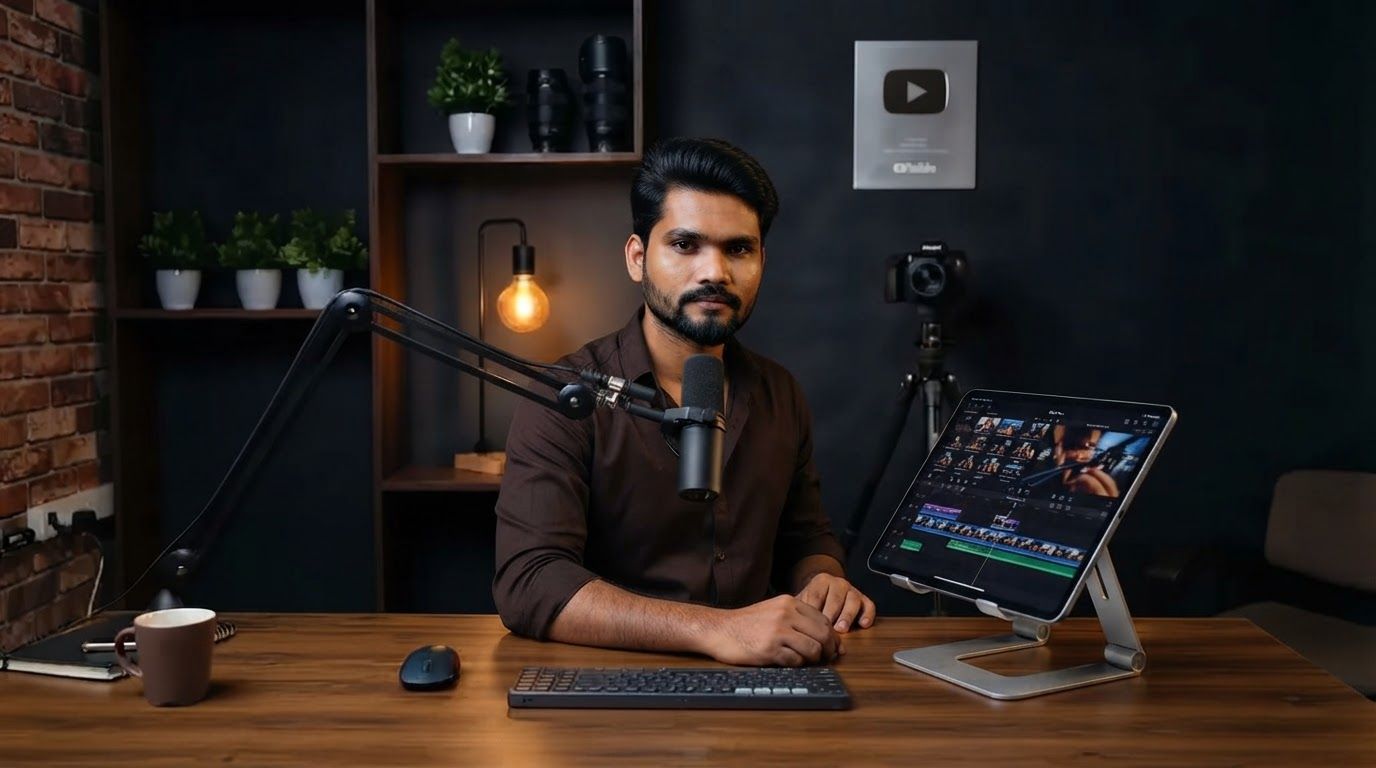 AI Design for looking at the camera and the its a i pad
