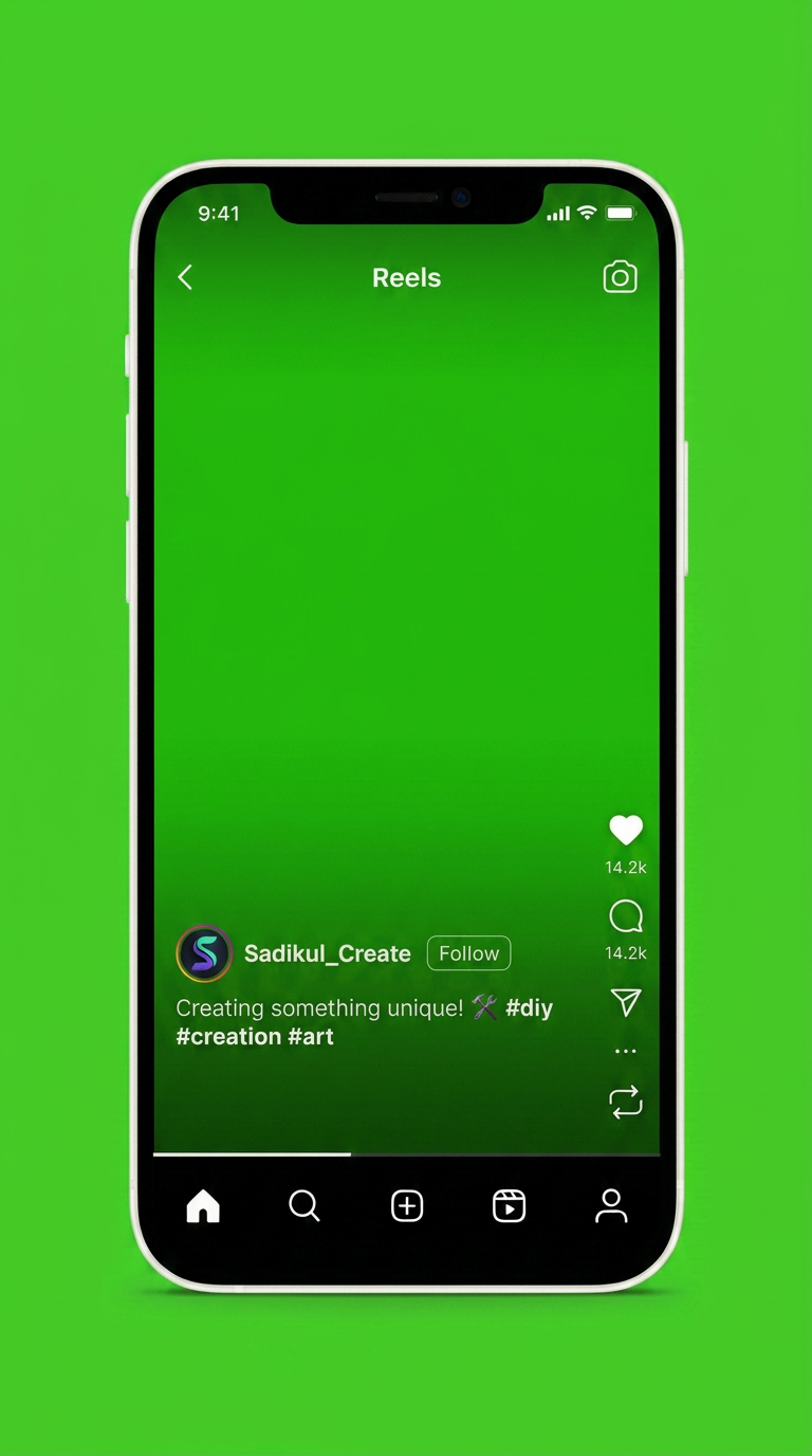 AI Design for remove the option looks owsame and their dp and make the video green screen
