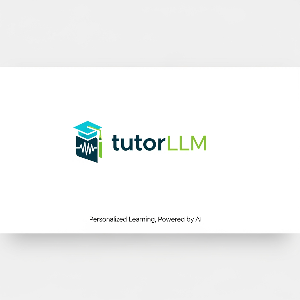 AI Design for create a professional tutorLLM logo and this is landing page https://tutorforeverything.com/