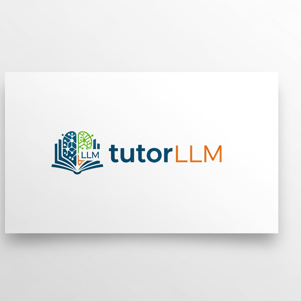 AI Design for create a professional tutorLLM logo and this is landing page https://tutorforeverything.com/
