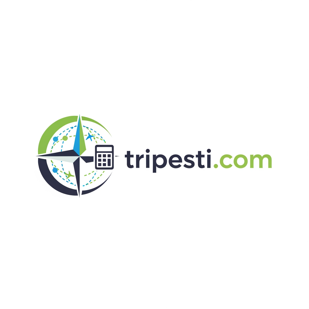 AI Design for I want a logo for my website tripesti.com
logo should be very simple and profesional look, when any one looks ay logo the firssst thing should come to mind that this business is regarding travel estimator

Combination of image 1 and 2