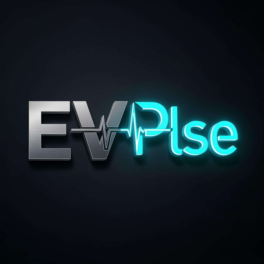 AI Design for I want a unique, professional 3D logo for the 'EVPlse’. Make it modern, sleek and visually striking, suitable for branding.