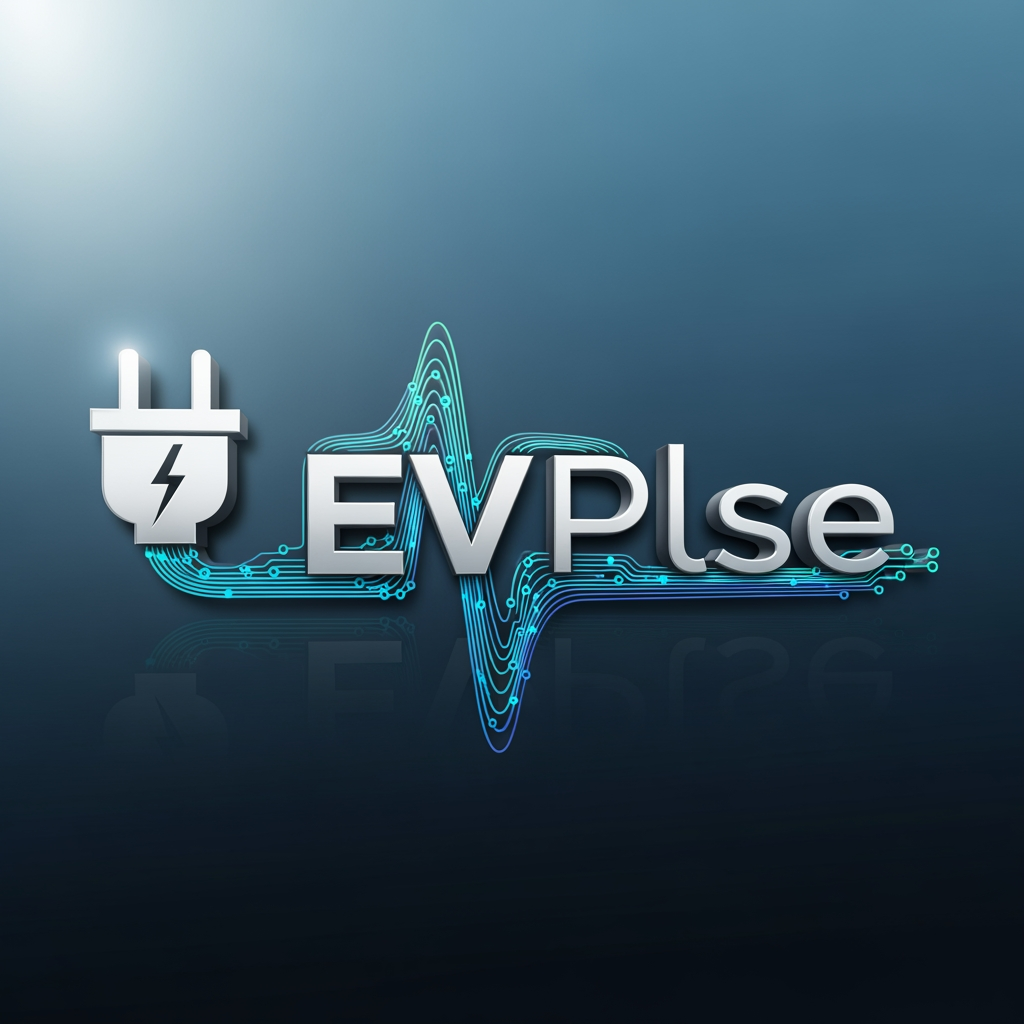 AI Design for I want a unique, professional 3D logo for the 'EVPlse’. Make it modern, sleek and visually striking, suitable for branding.