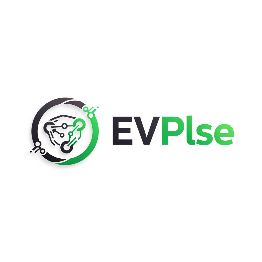 AI Design for Design a modern, professional, and minimalist logo for "EVPlse" inspired by premium automotive and technology brands.

Create a clean circular icon on the left side containing a unique electric mobility symbol made from connected nodes, energy circuits, or abstract EV elements. The icon should be simple, memorable, and scalable.

Place the brand name EVPlse on the right side in bold custom sans-serif typography. Make "EV" appear in deep black or graphite, while "Plse" uses a vibrant electric green gradient to emphasize innovation and sustainability.

Style requirements:

Minimalist and corporate
Flat vector logo with subtle 3D depth
Clean geometric shapes
Strong brand recognition
Premium EV industry appearance
Suitable for website, app, social media, vehicle decals, and business cards
Perfect spacing and alignment
Modern technology company aesthetic

Color Palette:

Graphite Black #111111
Electric Green #00E676
White Background

Composition:

Icon on the left
Text on the right
Horizontal layout
Clean white background
High contrast

Render as a professional branding presentation, vector quality, sharp edges, modern corporate identity, award-winning logo design.