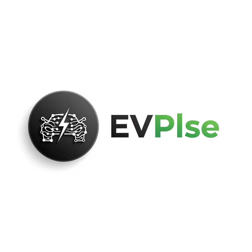 AI Design for Design a modern, professional, and minimalist logo for "EVPlse" inspired by premium automotive and technology brands.

Create a clean circular icon on the left side containing a unique electric mobility symbol made from connected nodes, energy circuits, or abstract EV elements. The icon should be simple, memorable, and scalable.

Place the brand name EVPlse on the right side in bold custom sans-serif typography. Make "EV" appear in deep black or graphite, while "Plse" uses a vibrant electric green gradient to emphasize innovation and sustainability.

Style requirements:

Minimalist and corporate
Flat vector logo with subtle 3D depth
Clean geometric shapes
Strong brand recognition
Premium EV industry appearance
Suitable for website, app, social media, vehicle decals, and business cards
Perfect spacing and alignment
Modern technology company aesthetic

Color Palette:

Graphite Black #111111
Electric Green #00E676
White Background

Composition:

Icon on the left
Text on the right
Horizontal layout
Clean white background
High contrast

Render as a professional branding presentation, vector quality, sharp edges, modern corporate identity, award-winning logo design.