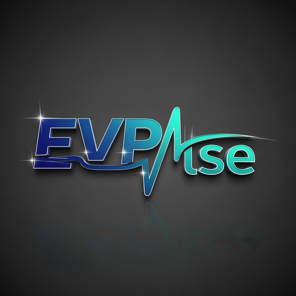 AI Design for I want a unique, professional 3D logo for the 'EVPlse’. Make it modern, sleek and visually striking, suitable for branding.