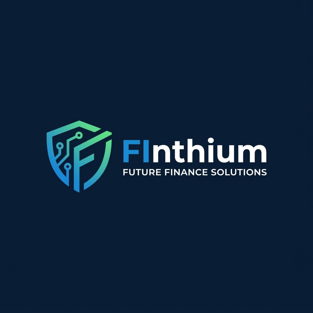 AI Design for Built me a logo for an fintech company names " FInthium "