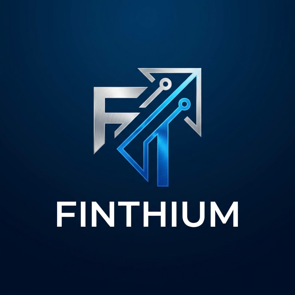 AI Design for Built me a logo for an fintech company names " FInthium "