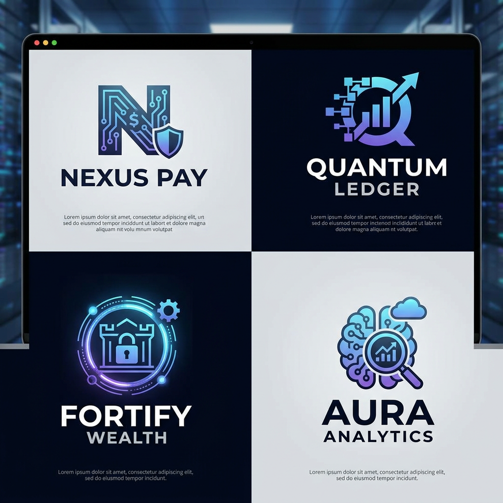 AI Design for create more fintech based logos