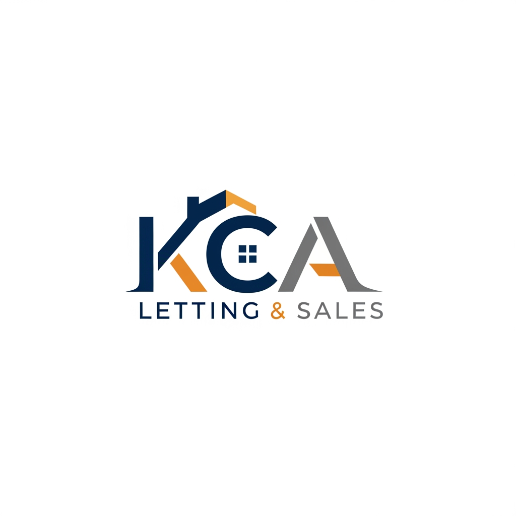 AI Design for i wanna generate a logo. name is KCA LETTING & SALES . this is the brand of real estate. i wanna a unique professional logo. can you make it