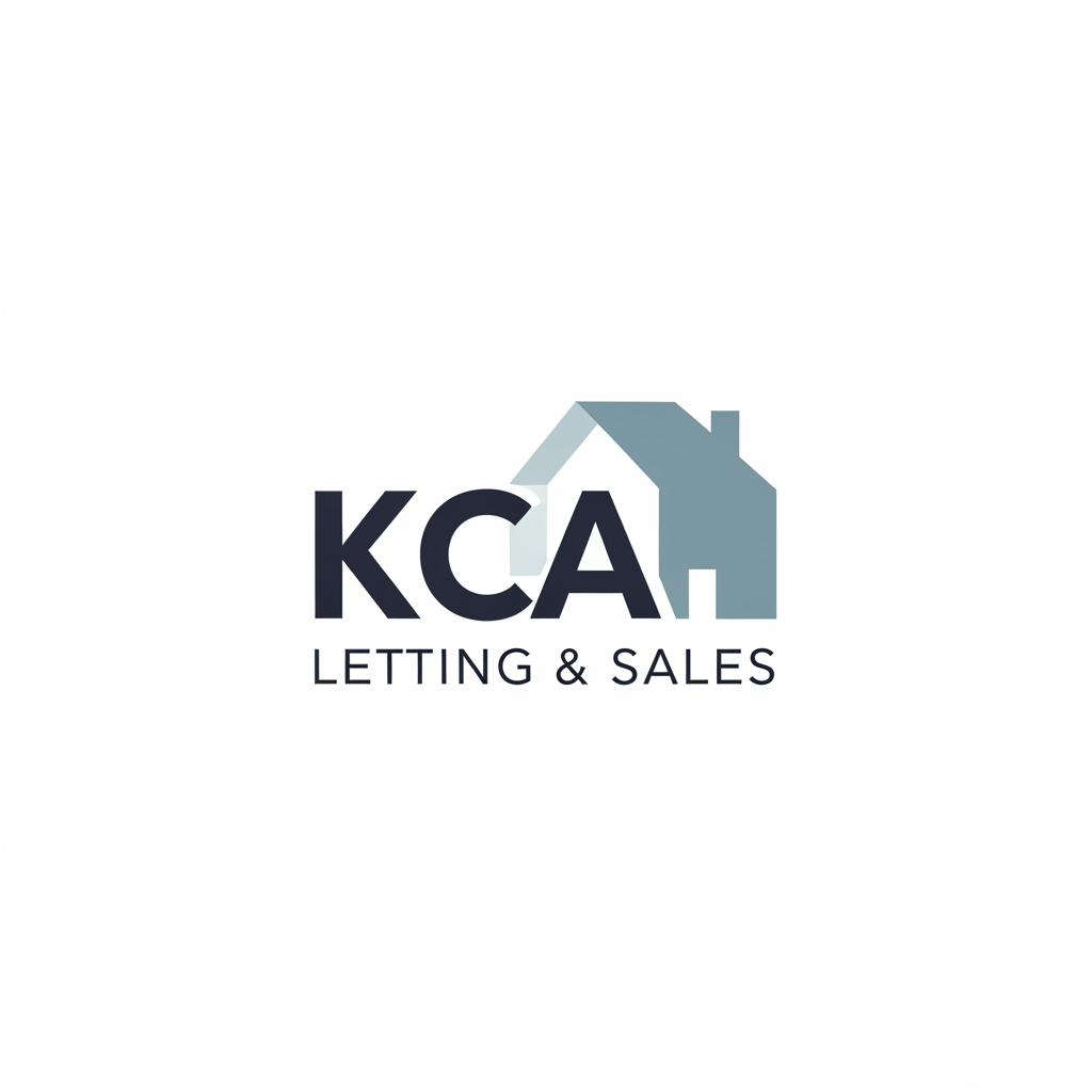 AI Design for i wanna generate a logo. name is KCA LETTING & SALES . this is the brand of real estate. i wanna a unique professional logo. can you make it simple and humble. but eye catchable